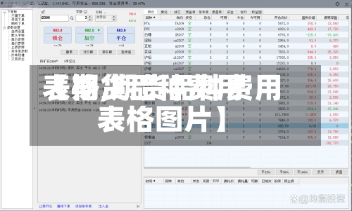 【期货品种费用表格,期货品种费用表格图片】