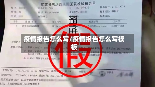 疫情报告怎么写/疫情报告怎么写模板-第2张图片