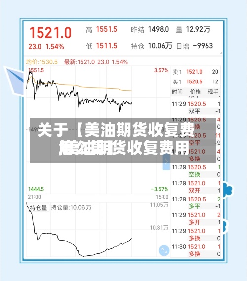 关于【美油期货收复费用,美油期货收复费用怎么算】-第2张图片