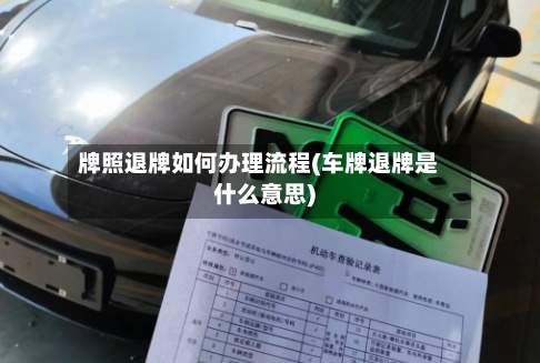 牌照退牌如何办理流程(车牌退牌是什么意思)