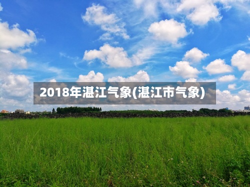 2018年湛江气象(湛江市气象)-第3张图片