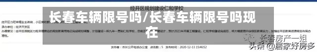 长春车辆限号吗/长春车辆限号吗现在-第3张图片