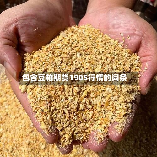 包含豆粕期货1905行情的词条-第2张图片