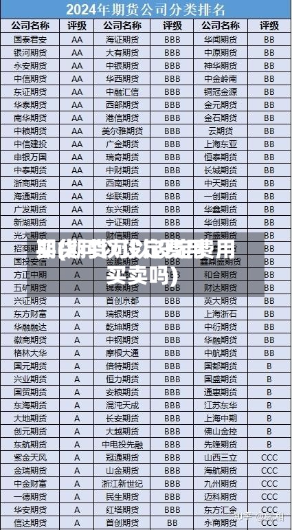期货可以设定费用
买(期货可以设定费用
买卖吗)