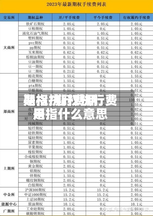 期权执行费用
是指/期权执行费用
是指什么意思