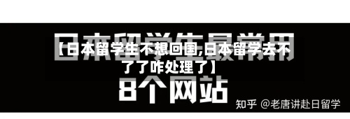 【日本留学生不想回国,日本留学去不了了咋处理了】