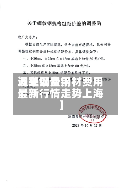 近来
【上钢费用
调整公告钢材费用
最新行情走势上海】