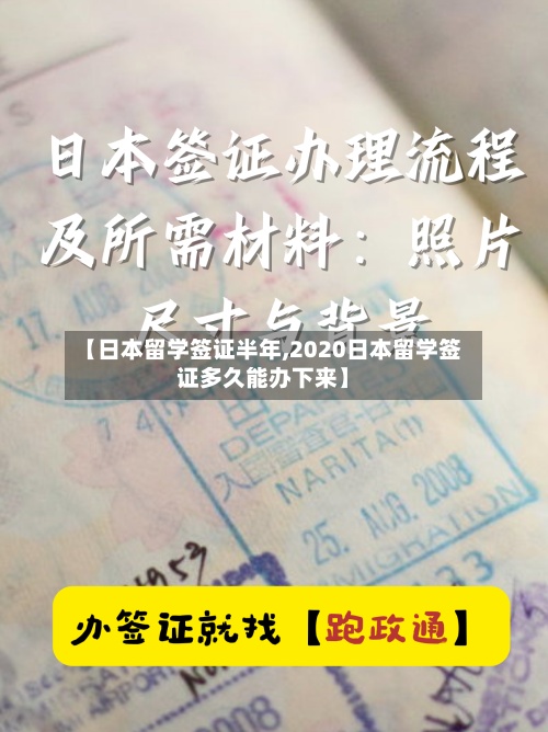 【日本留学签证半年,2020日本留学签证多久能办下来】-第2张图片
