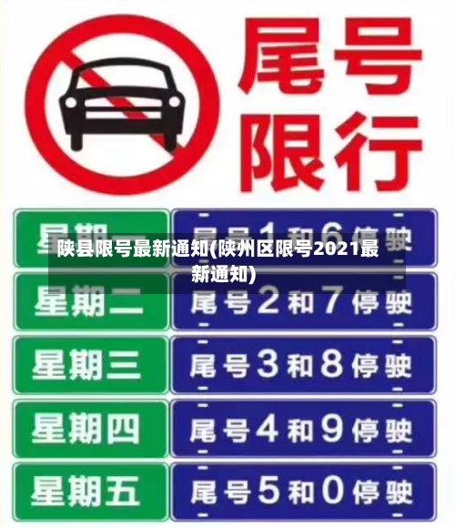 陕县限号最新通知(陕州区限号2021最新通知)-第2张图片