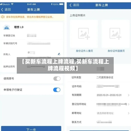 【买新车流程上牌流程,买新车流程上牌流程视频】-第2张图片