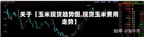 关于【玉米现货趋势图,现货玉米费用
走势】