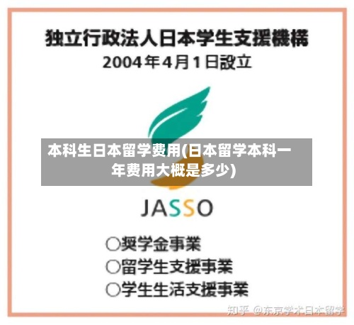 本科生日本留学费用(日本留学本科一年费用大概是多少)-第3张图片