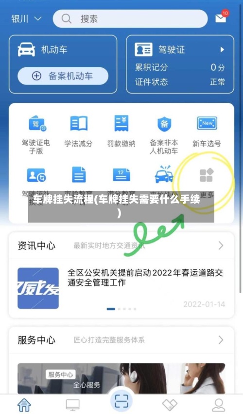 车牌挂失流程(车牌挂失需要什么手续)