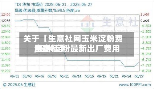 关于【生意社网玉米淀粉费用
,玉米淀粉最新出厂费用
生意社】-第2张图片