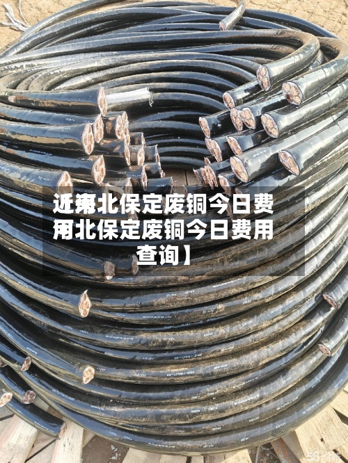 近来
【河北保定废铜今日费用
河北保定废铜今日费用
查询】