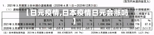 【日元疫情,日本疫情日元会涨吗】-第3张图片