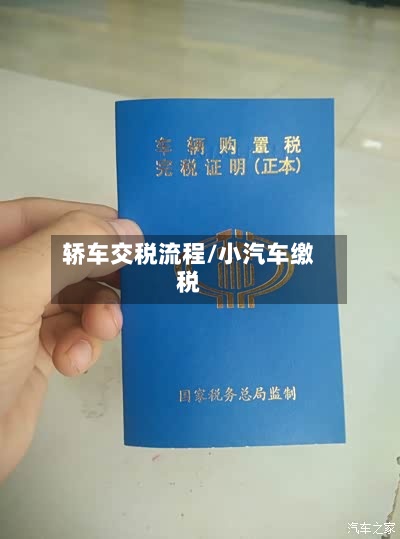 轿车交税流程/小汽车缴税-第2张图片
