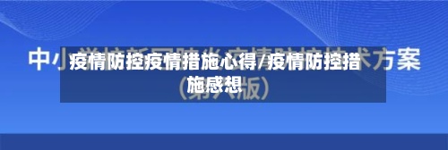 疫情防控疫情措施心得/疫情防控措施感想