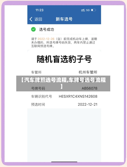 【汽车牌照选号流程,车牌号选号流程】