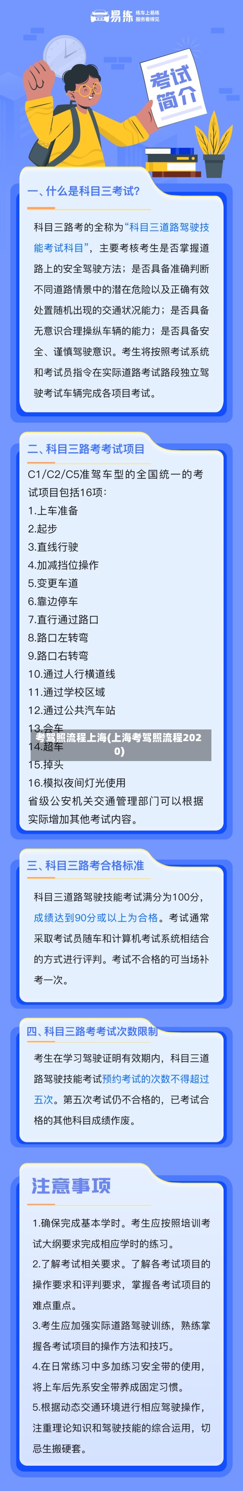 考驾照流程上海(上海考驾照流程2020)