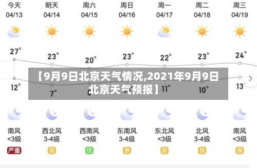 【9月9日北京天气情况,2021年9月9日北京天气预报】-第2张图片