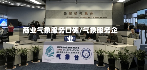 商业气象服务口碑/气象服务企业-第3张图片