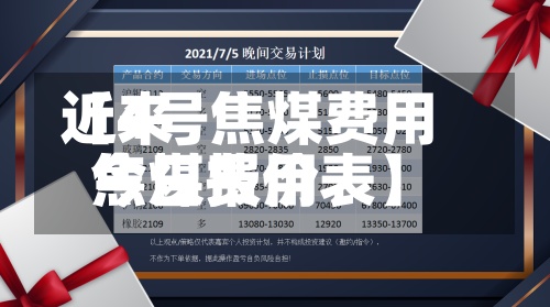近来
【4号焦煤费用
焦煤费用
今日报价表】