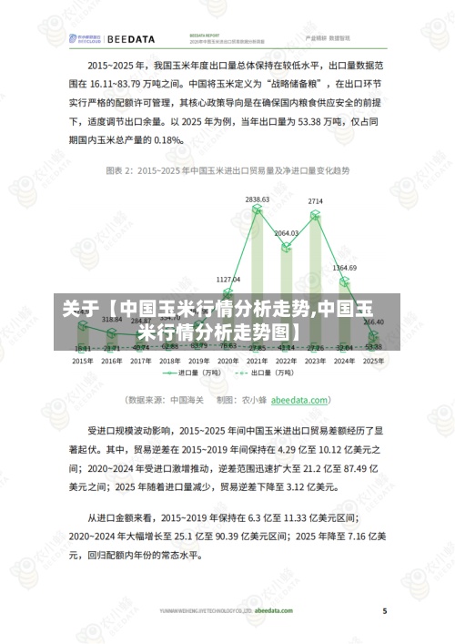 关于【中国玉米行情分析走势,中国玉米行情分析走势图】-第3张图片