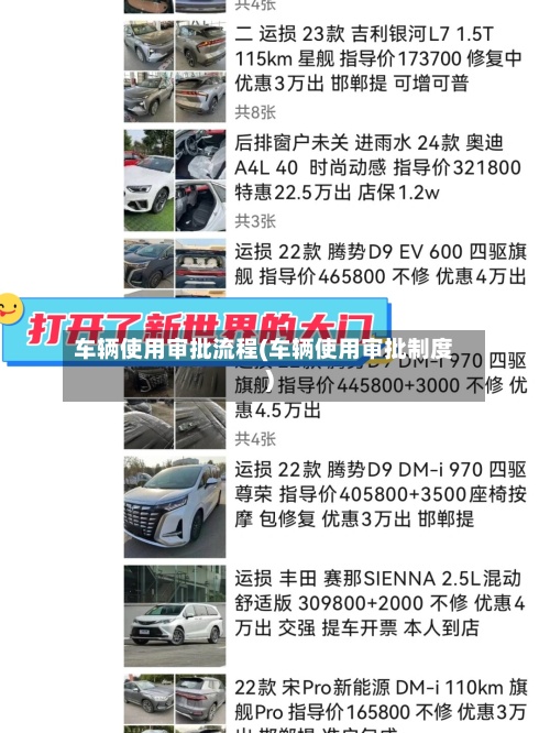 车辆使用审批流程(车辆使用审批制度)-第3张图片