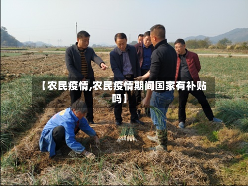 【农民疫情,农民疫情期间国家有补贴吗】-第3张图片