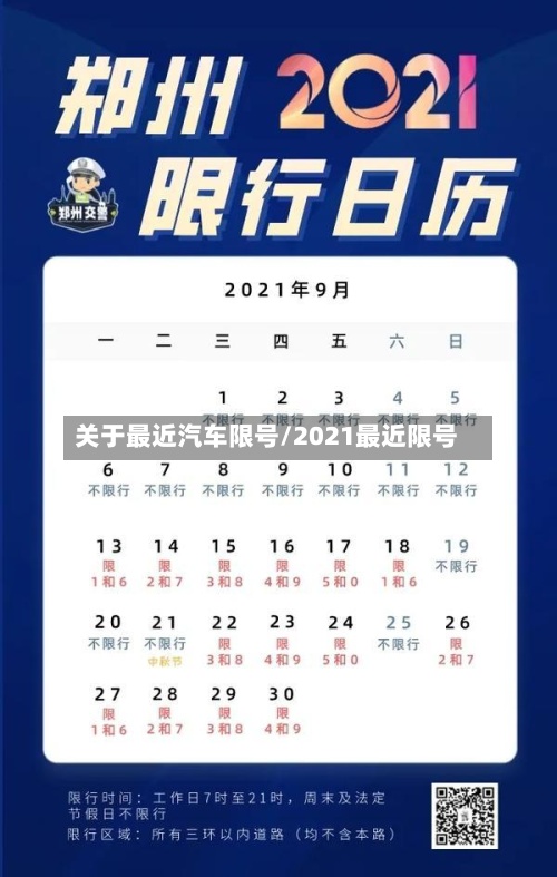 关于最近汽车限号/2021最近限号-第3张图片