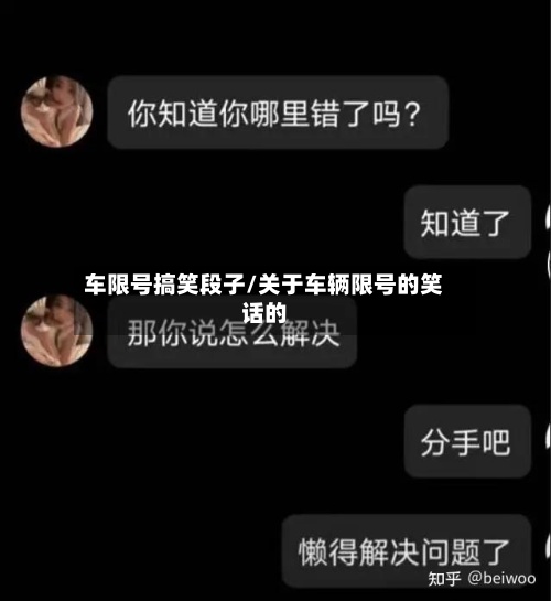 车限号搞笑段子/关于车辆限号的笑话的-第2张图片