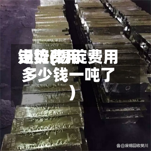 锡锭费用走势(锡锭费用多少钱一吨了)