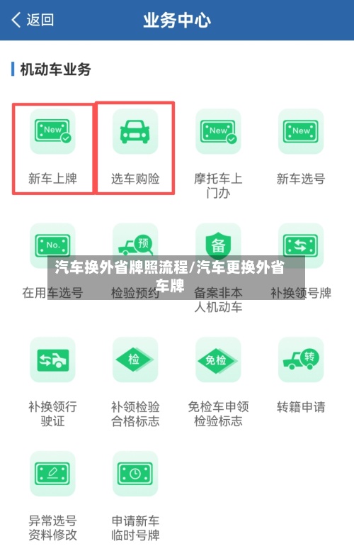 汽车换外省牌照流程/汽车更换外省车牌-第2张图片