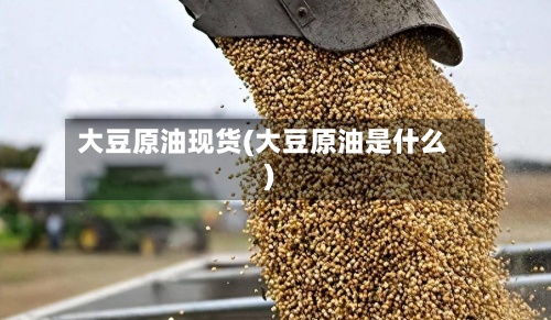 大豆原油现货(大豆原油是什么)-第2张图片