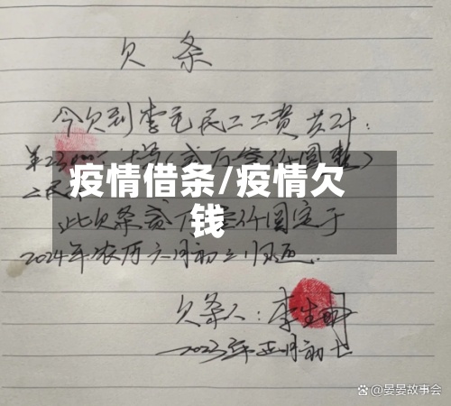 疫情借条/疫情欠钱-第2张图片