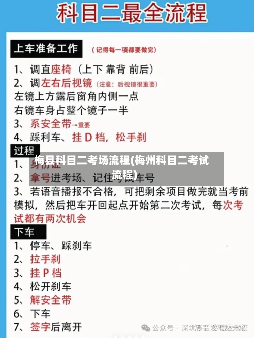 梅县科目二考场流程(梅州科目二考试流程)