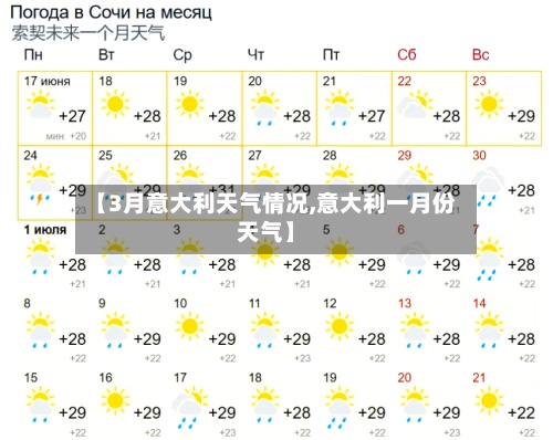 【3月意大利天气情况,意大利一月份天气】