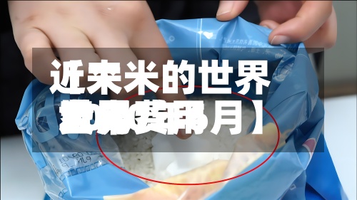 近来
【大米的世界
费用
世界
大米费用
2020年6月】