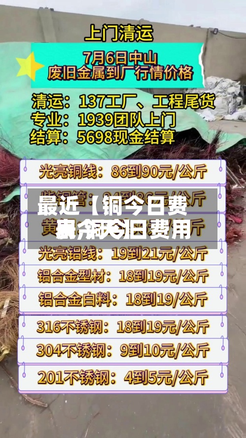 最近【铜今日费用表,铜今日费用表今天】-第2张图片