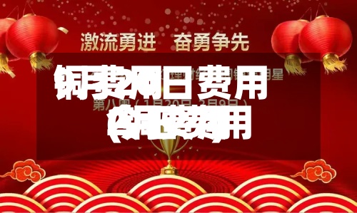 铜费用
9月20日费用
(铜费用
今日费用
2月27)