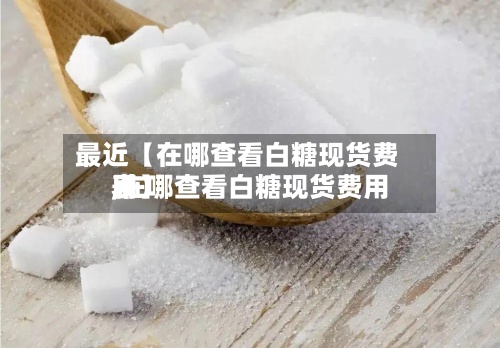 最近【在哪查看白糖现货费用
,在哪查看白糖现货费用
表】-第3张图片