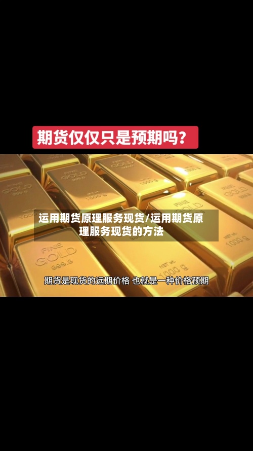 运用期货原理服务现货/运用期货原理服务现货的方法-第2张图片