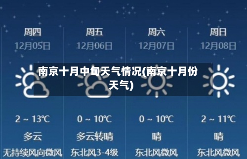 南京十月中旬天气情况(南京十月份天气)-第2张图片