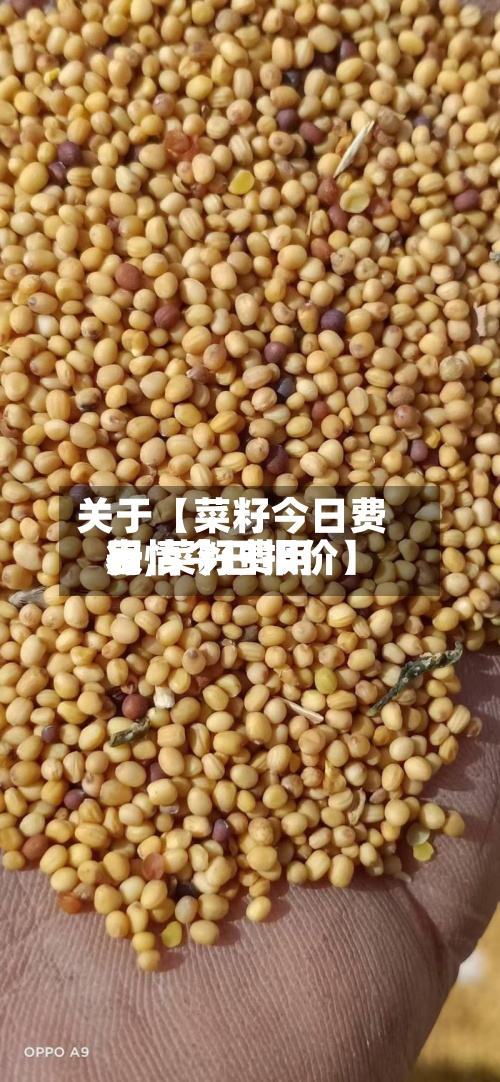 关于【菜籽今日费用
表,菜籽费用
行情今日报价】-第2张图片