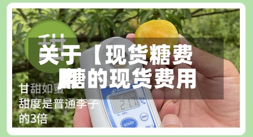 关于【现货糖费用
,糖的现货费用
】