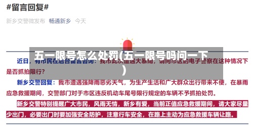 五一限号怎么处罚(五一限号吗问一下)-第2张图片