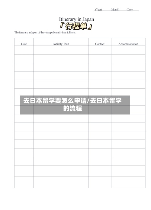 去日本留学要怎么申请/去日本留学的流程-第2张图片