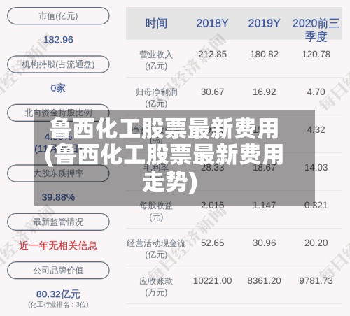鲁西化工股票最新费用
(鲁西化工股票最新费用
走势)