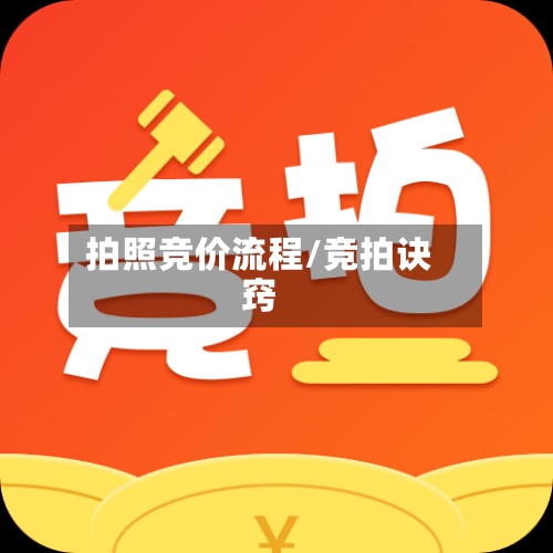 拍照竞价流程/竞拍诀窍-第3张图片